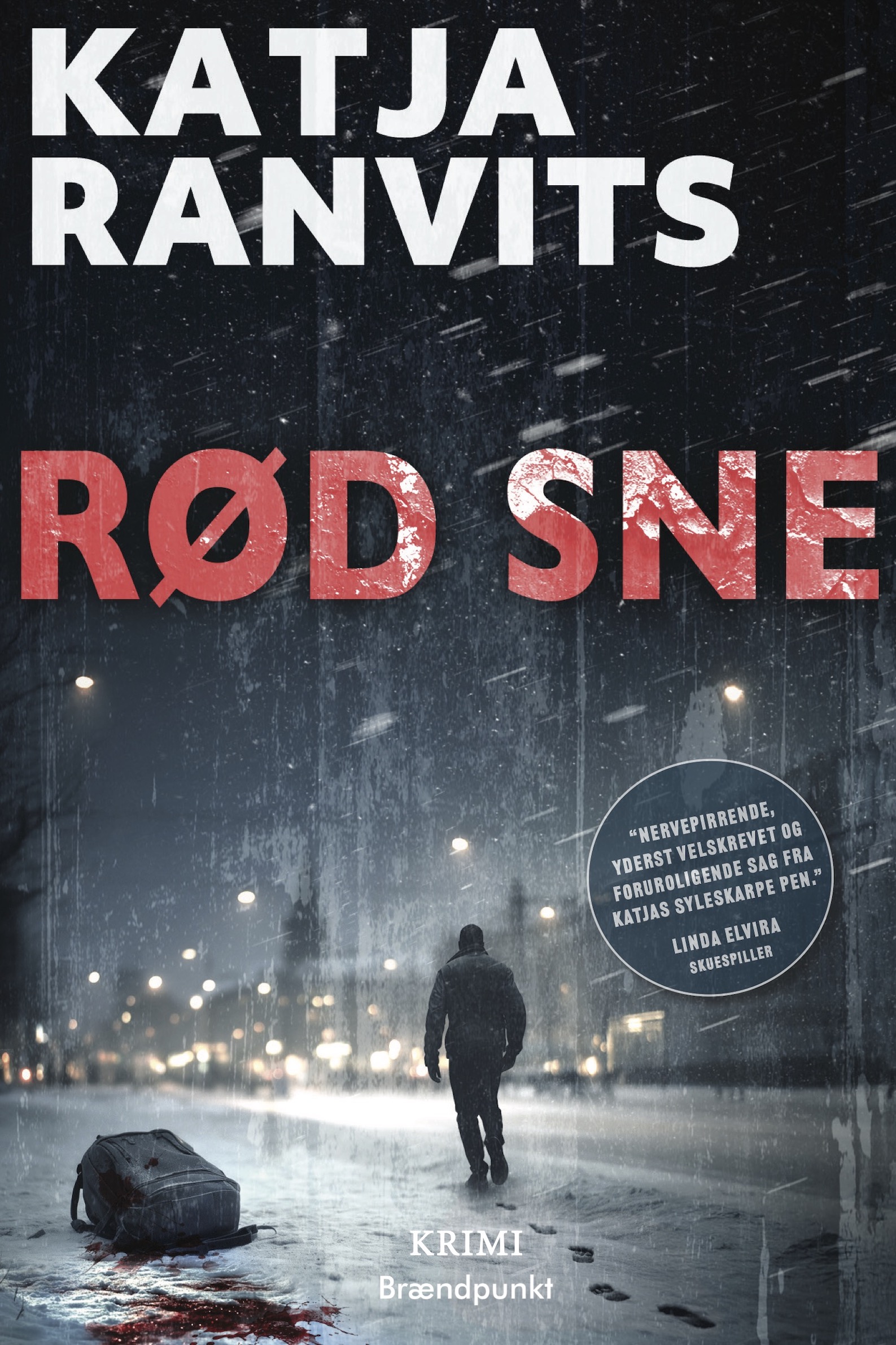 Rød sne af Katja Ranvits, krimi